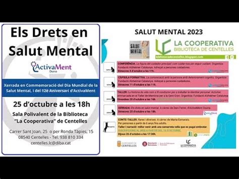 Els Drets En Salut Mental A La Cooperativa De Centelles Youtube