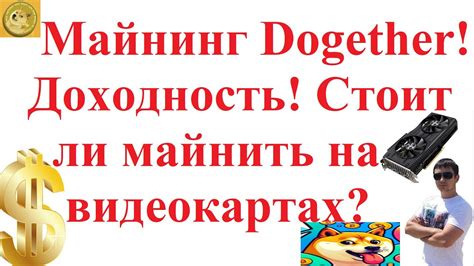 Майнинг Dogether! Доходность! Стоит ли майнить на видеокартах? - YouTube