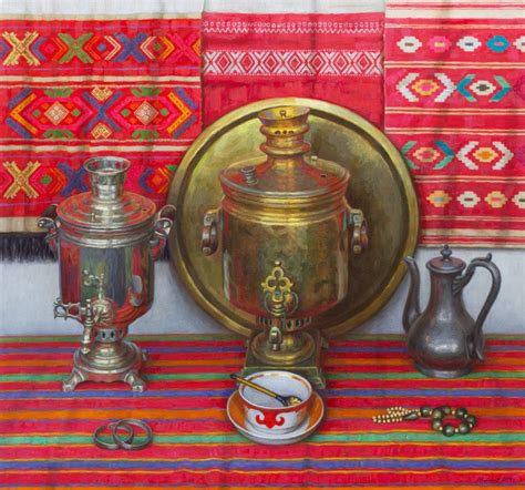 Купить картину Самовары в Москве от художника Хабиров Рашит