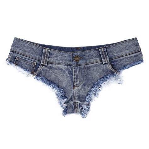 Women S Mini Shorts Denim Cut Off Low Rise Waist Sexy Micro Jeans Hot