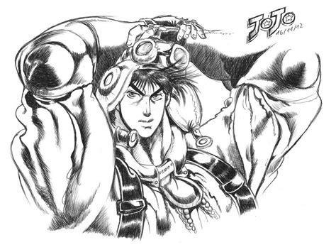Joseph Joestar Anime Character Drawing