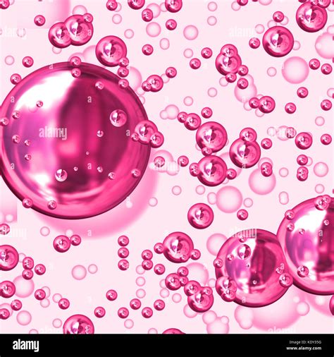 Abstract Background From Floating Pink Bubbles Stock Photo Alamy