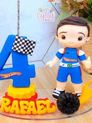 Vela Biscuit Menino Hot Wheels Compre Produtos Personalizados No Elo