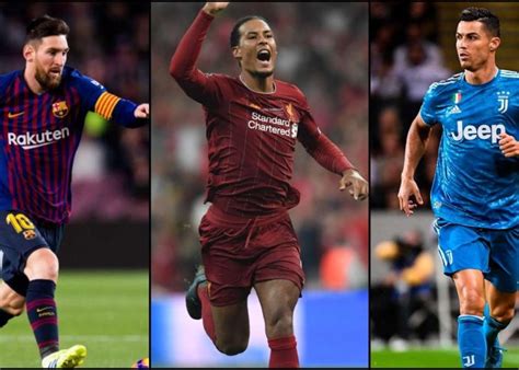 Lionel Messi Cristiano Ronaldo Y Virgil Van Dijk Nominados A Mejor