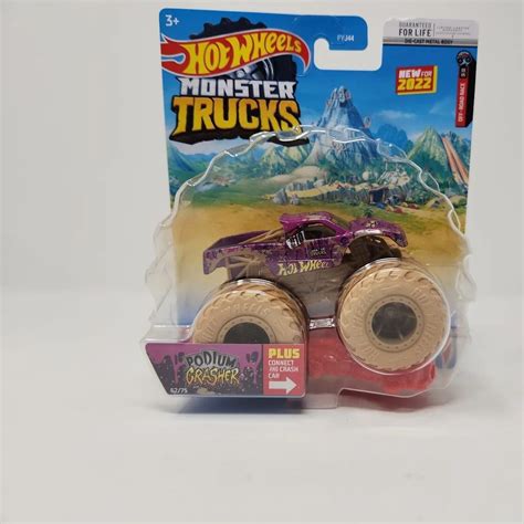 HOT WHEELS Monster Trucks Автомобили 1 64 Podium Crasher купить с доставкой по выгодным ценам