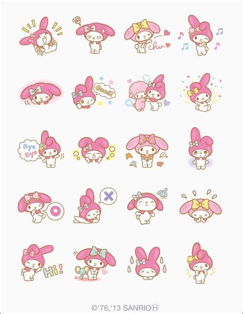 My Melody on We Heart It | My melody, Kawaii stickers, Pink wallpaper ...