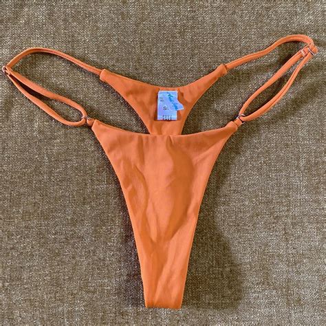 Andi Bagus Bikini Bottom Orange Size S M New Depop