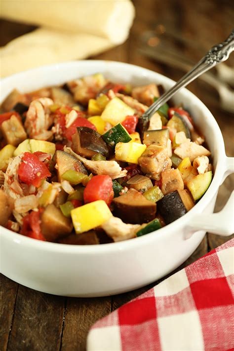 One Pot Chicken Ratatouille Southern Bite