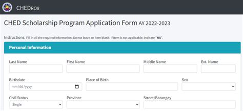 How To Apply CHED Scholarship CHED Application Form