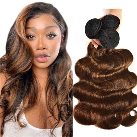 Amazon Highlight Bundles P4 30 Brazilian Remy Hair Bundles Body