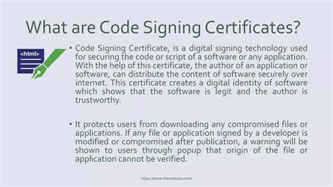 code signing certificate pptx computing technology computing