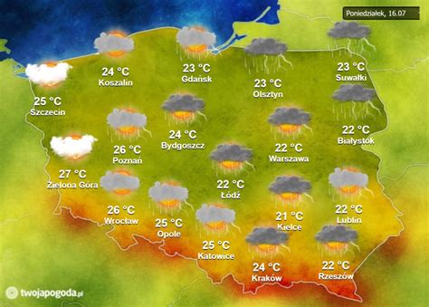 Prognoza Dniowa Do Ko Ca Lipca Pogoda B Dzie Nieprzyjemna I Bardzo