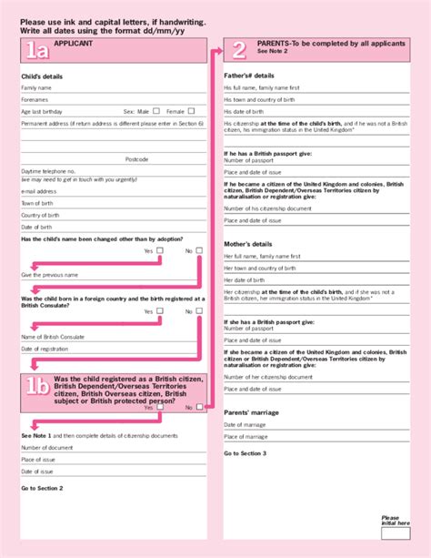 Uk Passport Renewal Form Post Office Printable Form 2024