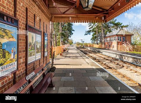 The Platform At Broadway Station On The Gloucestershire And Warwkickshire