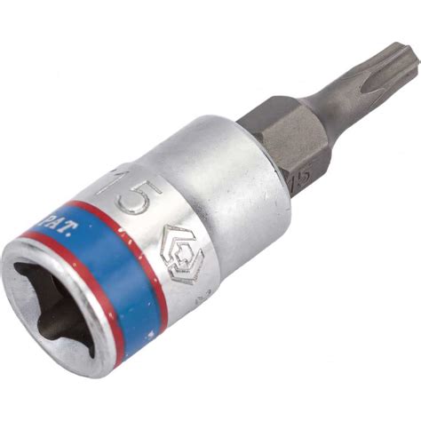 Торцевая насадка (бита) 1/4", TORX T15, 37мм KING TONY 203315 ...