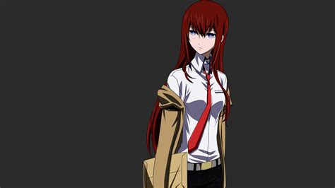 Wallpaper 1920x1080 Px Anime Background Girls Kurisu Makise Simple Steins Gate Vectors