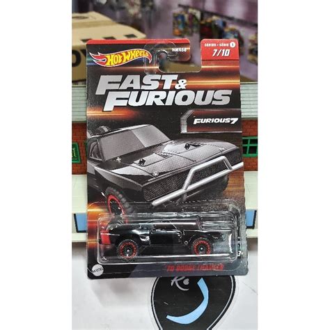Hot Wheels Dodge Charger Fast And Furious Furious Exclusive Series Shopee Malaysia