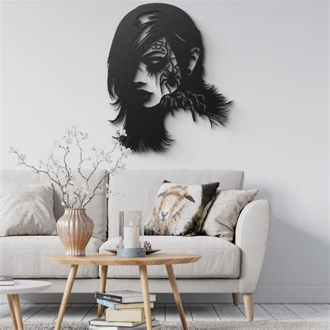 Gothic Beauty Metal Wall Art