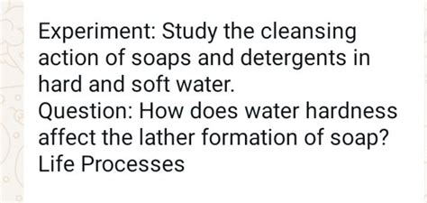 Chemistry Project On Cleansing Action Of Soaps 9