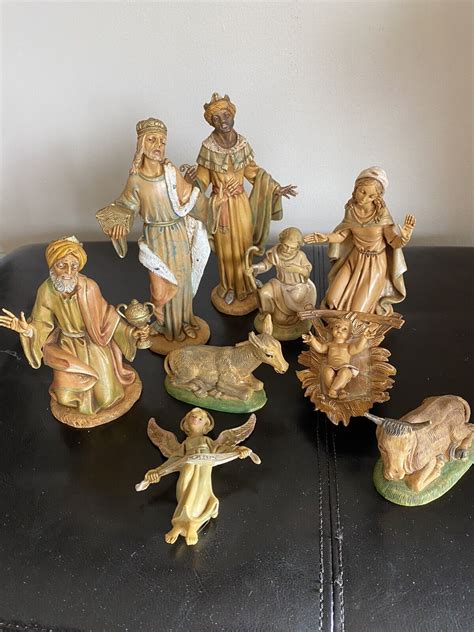 Vintage Fontanini Depose Italy Nativity Set Pcs C Ebay