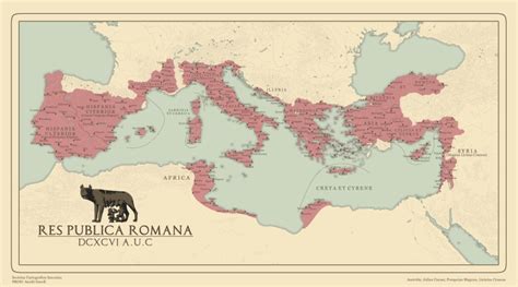 Mapa Imperium Rzymskiego Republika Rzymska W Roku P N E