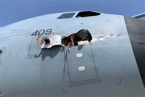 Bird Strikes Damaged British And Spanish A M Atlas Airlifters