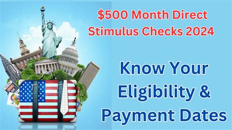 500 Month Direct Stimulus Checks 2024 Know Your Eligibility And Payment