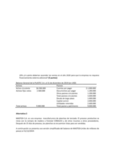 Solution Planificaci N Financiera Studypool