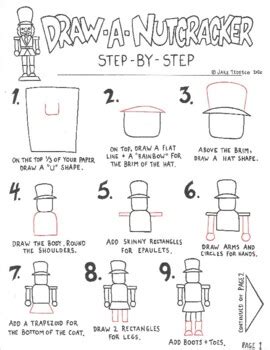 how to draw a nutcracker step by step