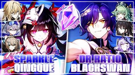 Sparkle Qingque Team Dr Ratio X Black Swan Memory Of Chaos 12