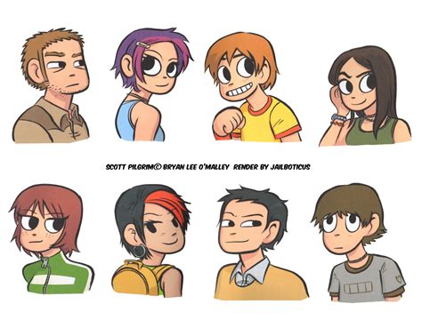 Scott Pilgrim Vs The World Drawing