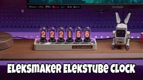 Eleksmaker Elekstube Ips Analog Clock - YouTube