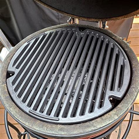 Vankey Cast Iron Grill Grate For Kamado Joe JR Round Cooking Grids