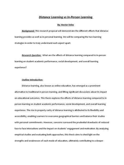 1000 Word Essay Pdf Distance Education Learning