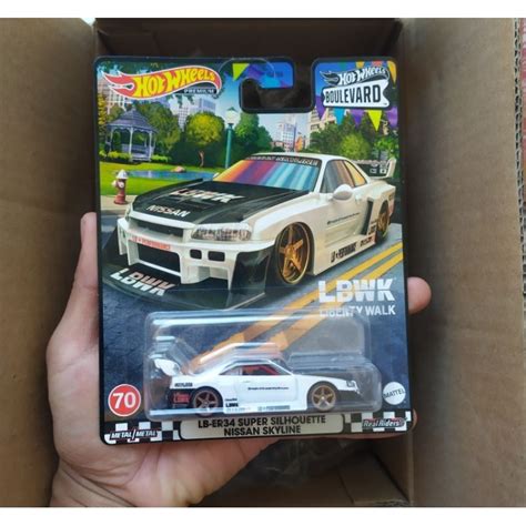 Hot Wheels Premium Lb Er Super Silhouette Nissan Skyline Japan Sticker Shopee Singapore
