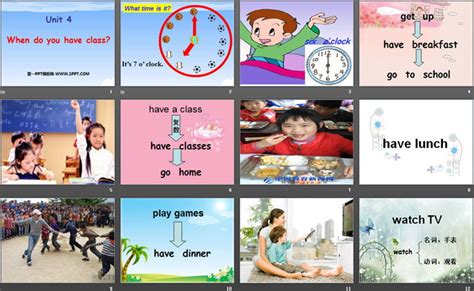 《when Do You Have Class》ppt 第一ppt