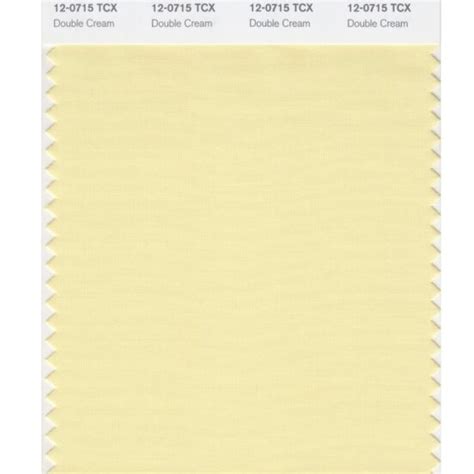 Pantone Tcx Swatch Card Double Cream Design Info