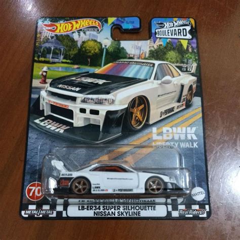 Jual Hot Wheels LB ER Super Silhoutte Nissan Skyline Boulevard Japan Sticker Shopee Indonesia