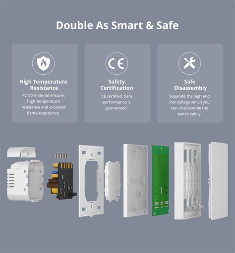 Sonoff Switchman Smart Wall Switch M Matter Gang