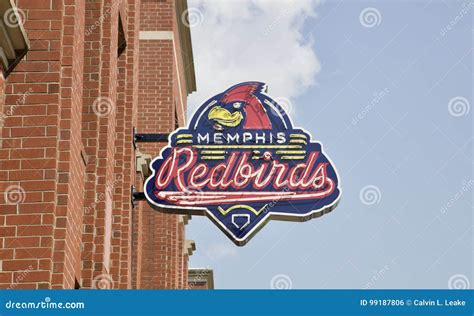 Memphis Redbirds Baseball Team Editorial Photo Image Of Association