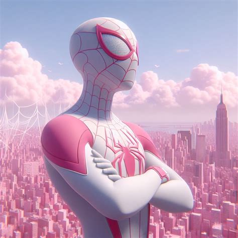 Pink White Spiderman In 2024