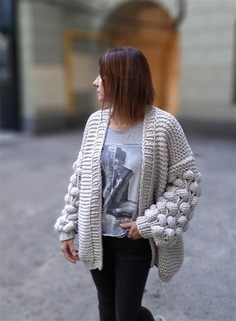 Кардиган из Мега альпаки