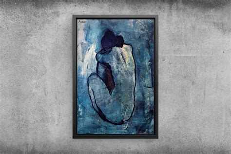 Blue Nude By Pablo Picasso Canvas Etsy
