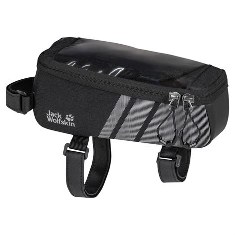 Torba Sakwa Rowerowa Na Ramę Jack Wolfskin Top Tube Bag Flash Black