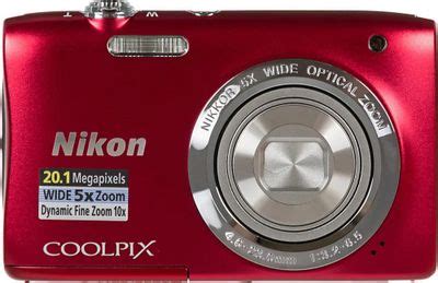 Цифровой фотоаппарат Nikon CoolPix S2900, красный – купить в Ситилинк ...
