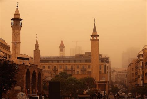 Le Foto Della Tempesta Di Sabbia In Libano E Israele Il Post