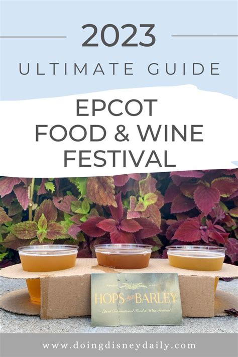 Epcot Food And Wine Festival 2023 Ultimate Guide Artofit