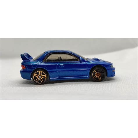 Hot Wheels Subaru Impreza B STi Version Unrivet Loose Shopee Malaysia