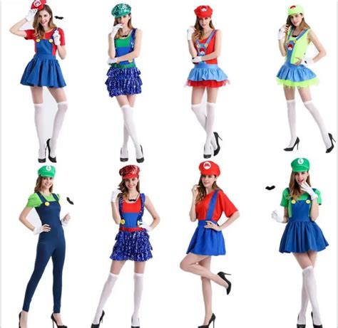 Princess Super Mario Costume Women For Adults Cosplay Mario Shirt Super