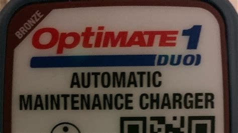 Tecmate Optimate Duo 1 Motorcycle Battery Charger YouTube